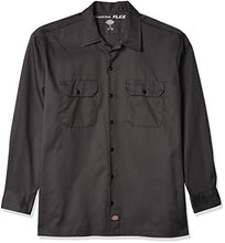 Load image into Gallery viewer, Dickies Men's Long Sleeve Flex Twill Work Shirt, Charcoal, X-Large