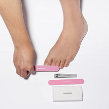 Load image into Gallery viewer, Tweezerman Exclusive Rose Tea Essential Pedicure Kit