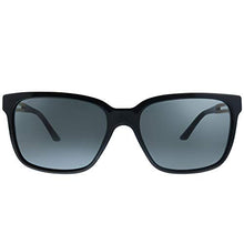 Load image into Gallery viewer, Versace VE 4307 GB1/87 Black Plastic Square Sunglasses Grey Lens