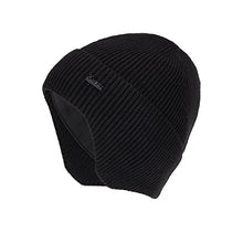Load image into Gallery viewer, BCDlily Thick Velvet Knit Beanie Hat Winter Hats for Men Women Ear Warmer Warm Ski Caps (Black)