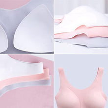 Load image into Gallery viewer, Girls Training Bras with Removable Padded for 8-10-12-14 Years Old,MiniA Cup Pad&Wireless Bras for Girls,Comfort Seamless(Pink)