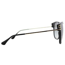 Load image into Gallery viewer, Versace VE4316B Sunglasses-GB1/11 Black (Gray Gradient Lens)-57mm