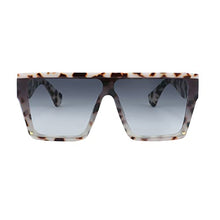 Load image into Gallery viewer, FEISEDY Square Oversized Sunglasses Women Men Trendy Thick Frame Flat Top Shield Rimless Shades B2798