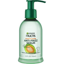 Load image into Gallery viewer, Garnier Fructis Sleek and Shine Anti-Frizz Serum, Frizzy, Dry, Unmanageable Hair, 5.1 fl; oz.