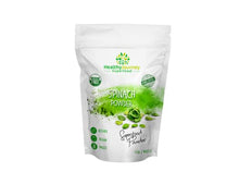 Load image into Gallery viewer, HealthyJourney Superfood - Organic Spinach Powder - 100% Pure - Pesticide Free - Vegan - Gluten Free - Kosher - Rich in Vitamin C and K - 1 LB