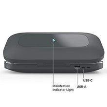 Load image into Gallery viewer, PhoneSoap Pro UV Smartphone Sanitizer & Universal Charger | Patented & Clinically Proven UV Light Disinfector | (Charcoal)