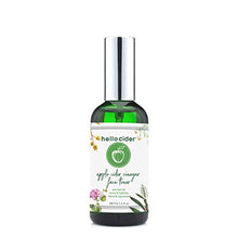 Load image into Gallery viewer, Apple Cider Vinegar Toner - Witch Hazel,Tea Tree,Rose Geranium,Lavender, Chamomile. NO Oils. Tone, Reduce Blemish, Clear Pores & Acne, 3oz. USA Made/ Hello Cider