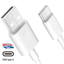 Load image into Gallery viewer, Samsung Fast Adaptive Wall Adapter Charger for Galaxy S10 Lite S9 Plus Note 9 S8 Note 8 EP-TA20JBE - 4 Foot Type C/USB-C Cable and OTG Adapter - White