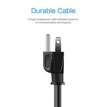 Load image into Gallery viewer, KMC 6-Outlet Surge Protector Power Strip 2-Pack, 900 Joule, 4-Foot Cord, Overload Protection, Black