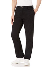 Load image into Gallery viewer, Amazon Essentials Men's Slim-Fit Wrinkle-Resistant Flat-Front Chino Pant, Black, 32W x 30L
