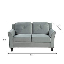 Load image into Gallery viewer, Harper & Bright Designs 3 Pieces Living Room Sets, Living Room Furniture Sofa Set Include Armchair Loveseat Couch