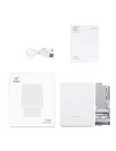 Load image into Gallery viewer, Victure 3x3” Portable Photo Printer, Bluetooth Connection, Rechargeable, Including 10 Pieces of Photo Paper, Android/iOS/Tablet Devices Compatible, no Ink, Wireless,4 Pass Technology