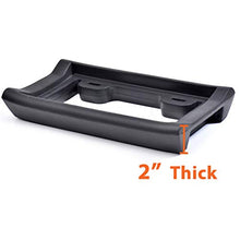Load image into Gallery viewer, AR-PRO Ultimate License Plate Bumper Guard Screws Included - 2.3" Thick Rubber License Plate Mount Protects Bumper from Scratches and Dents - Universal Fit for Cars, Trucks, SUVs, and Vans