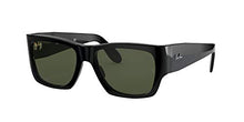 Load image into Gallery viewer, Ray-Ban unisex adult Rb2187 Nomad Sunglasses, Shiny Black/Green, 54 mm US