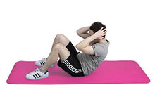 Load image into Gallery viewer, Mind Reader NBRMAT-PNK All Purpose 1/2 Extra Thick Yoga Fitness & Exercise Mats with Carrying Strap, High Density Anti-Tear, Pink