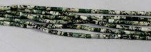 Load image into Gallery viewer, GemAbyss Beads Gemstone 1 Strands Natural Green White Milky Tree Moss Agate Tube Columnar Loose Beads Small 4x6mm 02687 Code-MVG-23312