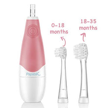 Load image into Gallery viewer, Papablic BabyHandy 2-Stage Sonic Electric Toothbrush for Babies and Toddlers Ages 0-3 Years, Pink