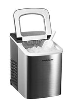 Load image into Gallery viewer, Frigidaire Compact Countertop Ice Maker, Makes 26 Lbs. Of Bullet Shaped Ice Cubes Per Day, Silver Stainless