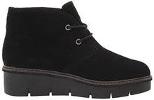 Load image into Gallery viewer, Clarks Women's Airabell Ankle Chukka Boot, Black Suede, 8.5 Wide
