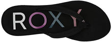 Load image into Gallery viewer, Roxy Women's Vista Logo Sandal Flip Flop, Black 20, 9 M US