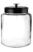 Load image into Gallery viewer, Anchor Hocking 2-Gallon Montana Glass Jar with Fresh Seal Lid, Brushed Metal, Set of 1