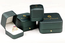 Load image into Gallery viewer, 1 CT Emerald Full Eternity Ring in Gold, Emerald Eternity Ring in Milgrain Bezel, May Birthstone Eternity Band for Women, 14K White Gold, Size:US 8.50