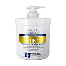 Load image into Gallery viewer, Advanced Clinicals Retinol Cream. Spa Size for Salon Professionals. Moisturizing Formula Penetrates Skin to Erase the Appearance of Fine Lines & Wrinkles. Fragrance Free. (16 Ounce (Pack of 1))