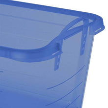 Load image into Gallery viewer, Life Story Blue Closet Organization & Storage Box Container, 55 Quart (4 Pack)