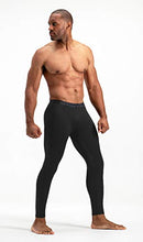 Load image into Gallery viewer, DEVOPS Men's Thermal Compression Pants, Athletic Leggings Base Layer Bottoms (2 Pack) (2X-Large, Black/Black)