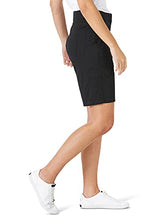 Load image into Gallery viewer, Lee Women's Missy Relaxed Fit Avey Knit Waist Cargo Bermuda Short, Black, 4