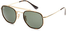 Load image into Gallery viewer, Ray-Ban unisex adult Rb3648m the Marshal Ii Sunglasses, Gold/Green, 52 mm US