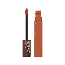 Load image into Gallery viewer, Maybelline New York SuperStay Matte Ink Liquid Lipstick, Coffee Edition, Caramel Collector, 0.17 Ounce