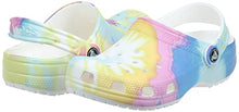 Load image into Gallery viewer, Crocs Men's and Women's Classic Tie Dye Clog, Pastel Tie Dye, 4 US