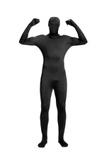Load image into Gallery viewer, Full Bodysuit Unisex Spandex Stretch Adult Costume Zentai Disappearing Man Body Suit (X-Large, Black)