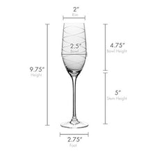 Load image into Gallery viewer, Mikasa Cheers Champagne Flutes, Set of 4