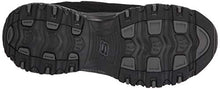 Load image into Gallery viewer, Skechers Sport womens D'LITES FRESH START Memory Foam Lace-up Sneaker,Black Silver,6.5 M US