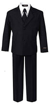 Load image into Gallery viewer, US Fairytailes Formal Boys Suit from Baby to Teen (18, Black)