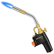 Load image into Gallery viewer, High Intensity Propane Torch Head, GJ-8000 Trigger Start Mapp Gas Torch Map Gas Torch Kit with Self Ignition, Pencil Flame Welding Torch Fuel by MAPP, MAP/PRO, Propane torch Kit(CSA Certified)