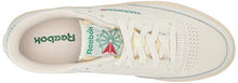 Load image into Gallery viewer, Reebok Women's Club C 85 Sneaker, Chalk/Glen Green/Paper White/Excellent Red, 7