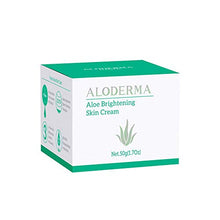 Load image into Gallery viewer, ALODERMA Aloe Brightening Skin Cream with 80% Pure Aloe Refines Skin Texture, Evens Skin Tone, Diminishes Appearance of Fine Lines & Wrinkles, 50g