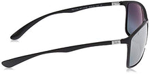 Load image into Gallery viewer, Ray-Ban Men's RB4179 Liteforce Sunglasses, Matte Black/Polarized Silver Gradient Mirror, 62 mm