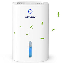 Load image into Gallery viewer, SEAVON Dehumidifiers for Home, 2200 Cubic Feet (215 sq ft), Portable Compact 27oz Capacity Quiet Mini Dehumidifier for Bedroom, Basements, Bathroom, Garage, Wardrobe Closet, Kitchen, Office, RV