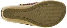 Load image into Gallery viewer, Skechers womens Slide Wedge Sandal, Real Multi, 7.5 US