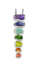 Load image into Gallery viewer, YoTreasure Chakra Healing Gemstone Solid 925 Sterling Silver Chain Pendant Jewelry