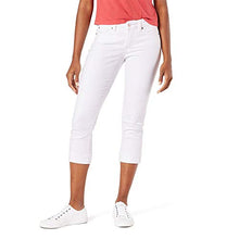 Load image into Gallery viewer, Signature by Levi Strauss & Co. Gold Label Women's Size Mid-Rise Slim Fit Capris (Standard and Plus), White Dove, 16