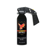 Load image into Gallery viewer, Phoenix Home Shield – Home Defense Unit - Pepper Gel with UV Dye - Full Grip, Pull Pin, Gel is Safe & amp Maximum Strength, Maximum Distance + Maximum Bursts = Maximum Safety, 25 Foot Range