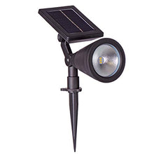 Load image into Gallery viewer, Sterno Home GL40460 Outdoor Solar LED Black Light Kit, Ground or Wall Mountable, Landscape Waterproof Security Lighting with Adjustable Spotlight for Patio, Porch, Deck, Garden, Pool - 2 Pack
