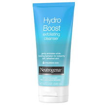 Load image into Gallery viewer, Neutrogena Hydro Boost Gentle Exfoliating Facial Cleanser with Hyaluronic Acid, Non-Comedogenic Oil-, Soap- & Paraben-Free Daily Face Wash, 5 oz (Pack of 3)