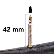 Load image into Gallery viewer, AR-PRO 26’’ x 1.75/2.125 Road/Mountain Bike Replacement Inner Tubes Presta Valve 42mm for Road Bikes with Tire Size of 26’’ (6 Inner Tubes with 2 Tire Levers)