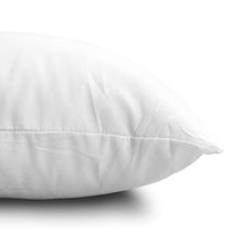 Load image into Gallery viewer, EDOW Throw Pillow Inserts, Set of 2 Lightweight Down Alternative Polyester Pillow, Couch Cushion, Sham Stuffer, Machine Washable. (White, 18x18)